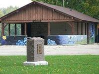Scott Park small shelter building