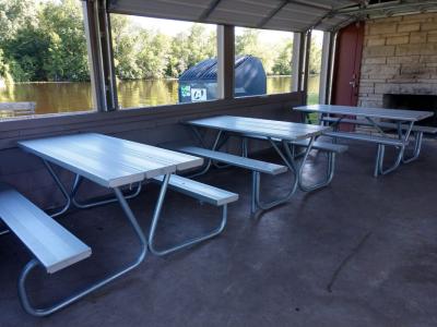 Scott Park shelter tables