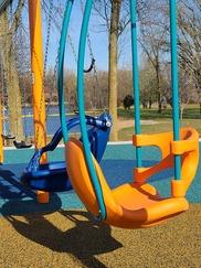 Miller Park - large plastic swing